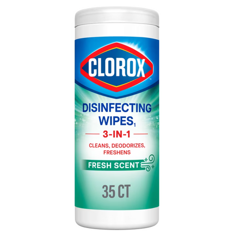 Clorox Disinfecting Cleaning Wipes, Bleach Free, Fresh Scent, 35 Count