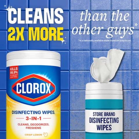 Clorox Disinfecting Cleaning Wipes, Bleach Free, Fresh Scent, 35 Count