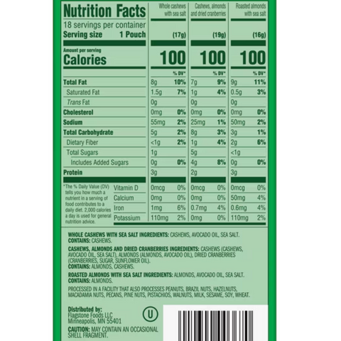 Emerald® Nuts Avocado Oil Roasted Mixed Nuts Variety Pack, 18 Count