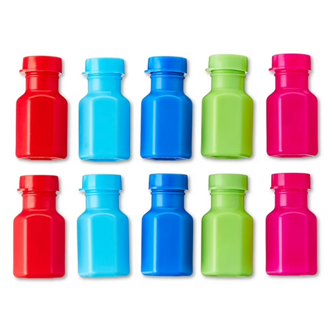 Way To Celebrate Multicolor Mini Bubbles, 10 Count