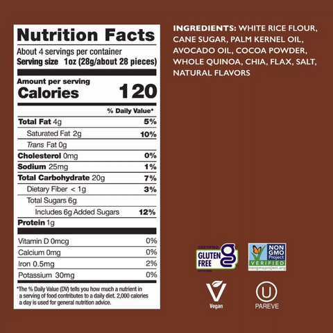 Drizzilicious Cookies & Cream Drizzled Mini Rice Cake, 4oz