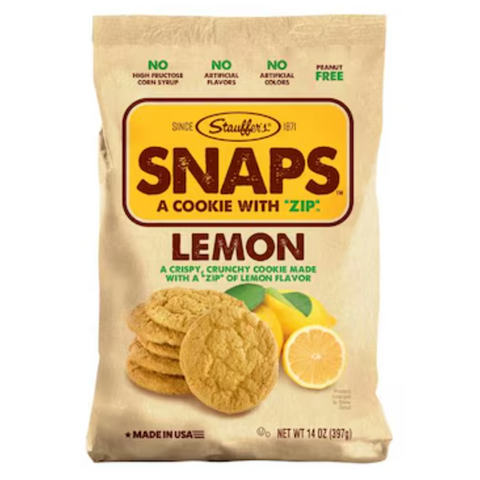 Stauffer's SNAPS Lemon Cookie, 14 oz.