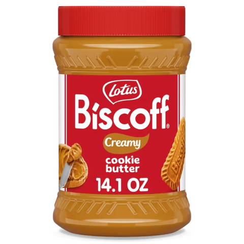 Lotus Biscoff Creamy Cookie Butter, 14.1 oz.