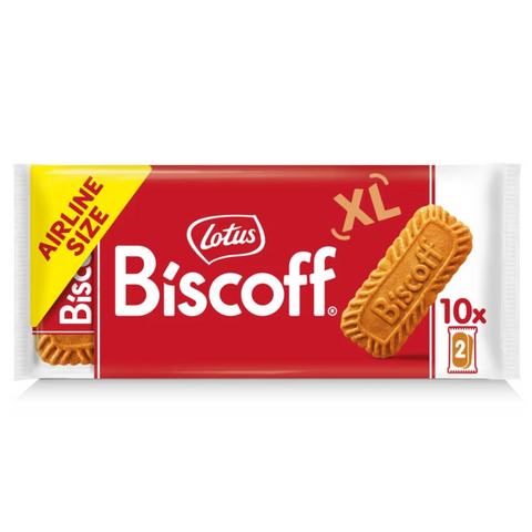 Lotus XL Biscoff Cookies, 10 Snack Packs of 2 Cookies, 8.8 oz