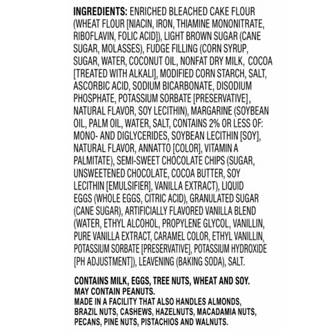 bettergoods Jumbo Chocolatey Fudge Stuffed Chocolate Chip Cookies, 3 oz, 4 Count