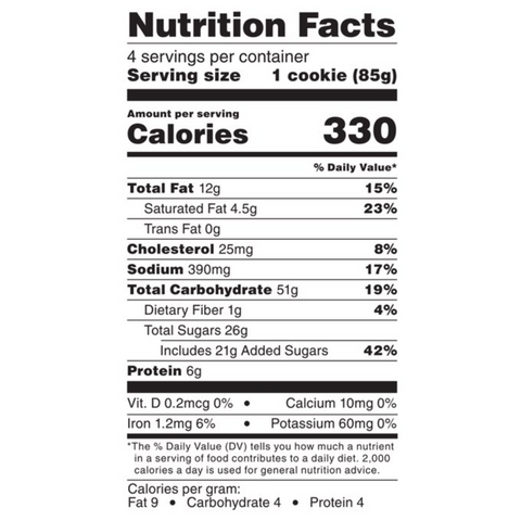 bettergoods Jumbo Grape Jelly-Stuffed Peanut Butter Cookie Dough, 3 oz, 4 Count