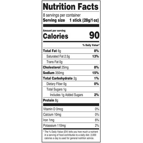 bettergoods Double Smoked Beef Sticks, 8 oz
