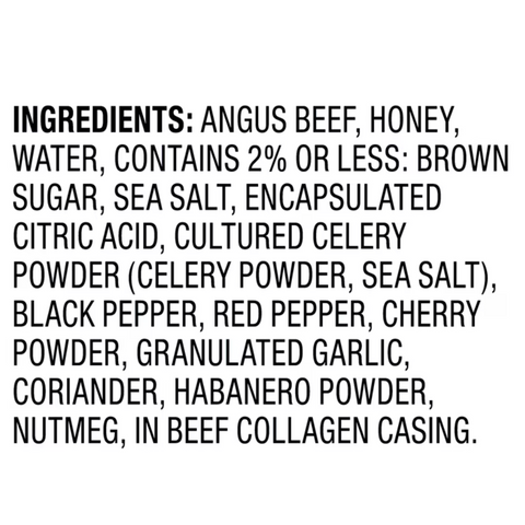 bettergoods Hot Honey Beef Sticks, 8 oz