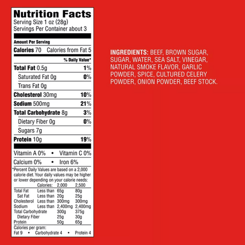 Good & Gather™ Original Beef Jerky, 2.85oz