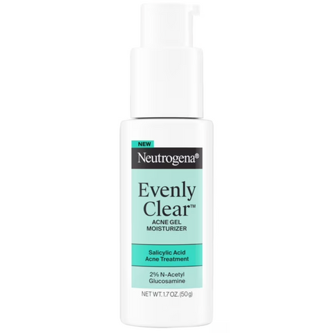 Neutrogena Evenly Clear Acne Gel Moisturizer, 1.7 fl. oz