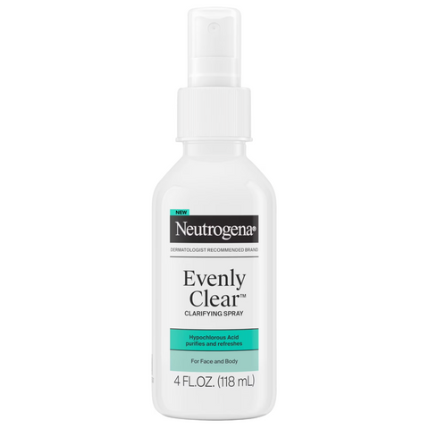 Neutrogena Evenly Clear Clarifying Spray, Hypochlorous Acid , 4 fl. oz