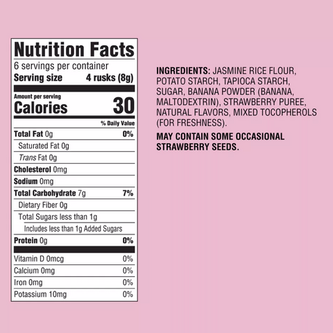 Good & Gather™ Banana Strawberry Teething Wafers Baby Snacks, 1.76oz, 12 Count