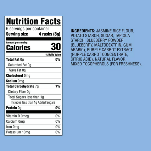 Good & Gather™ Blueberry Teething Wafers Baby Snacks, 1.76oz, 12 Count