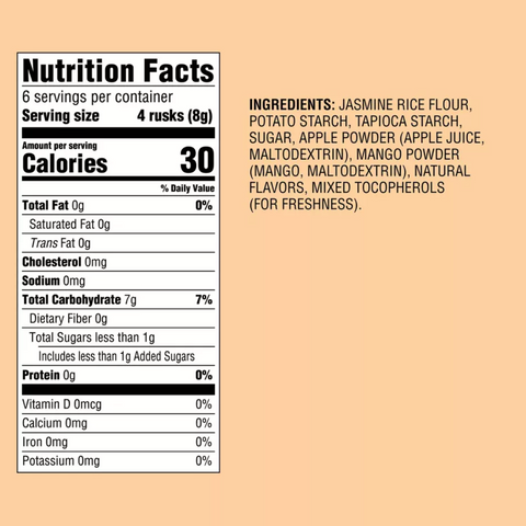 Good & Gather™ Apple Mango Teething Wafers Baby Snacks, 1.76oz, 12 Count