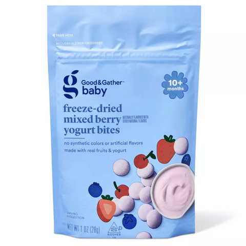 Good & Gather™ Freeze-Dried Yogurt Baby Bites, Mixed Berry, 1oz