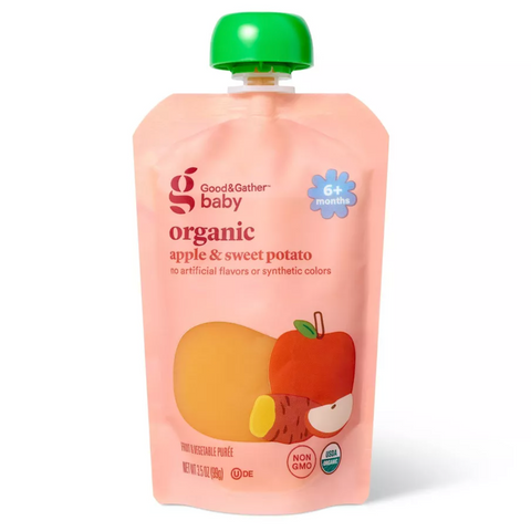 Good & Gather™ Organic Apple Sweet Potato Baby Food Pouch, 3.5oz