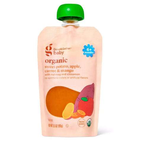 Good & Gather™ Organic Apple Carrot & Mango Baby Food Pouch, 3.5oz