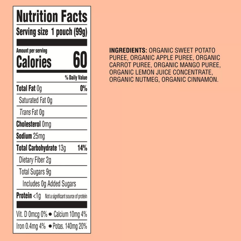 Good & Gather™ Organic Apple Carrot & Mango Baby Food Pouch, 3.5oz