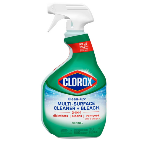 Clorox Clean-Up Multi-Surface All Purpose Cleaner with Bleach, Original, 32 fl oz