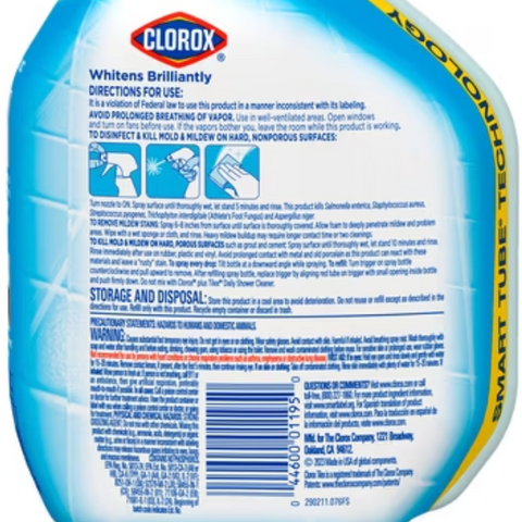 Clorox Mold & Mildew Remover Plus Tilex Bathroom Cleaner Spray, 32 fl oz