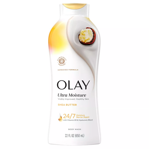 Olay Ultra Moisture Body Wash with Shea Butter, 22 fl oz