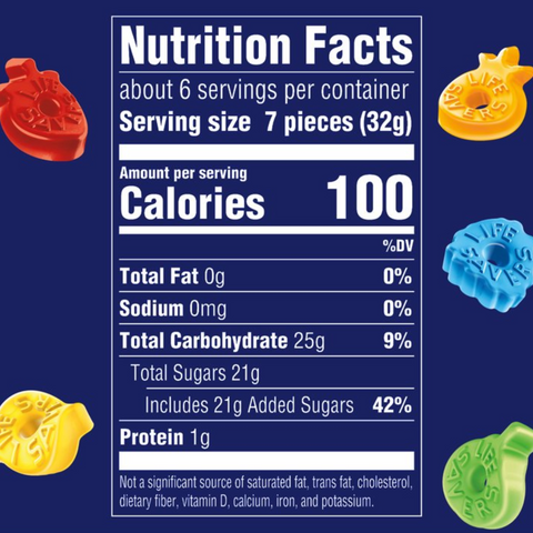 Life Savers Gummies Fruit Rings Gummy Candy, 7 oz