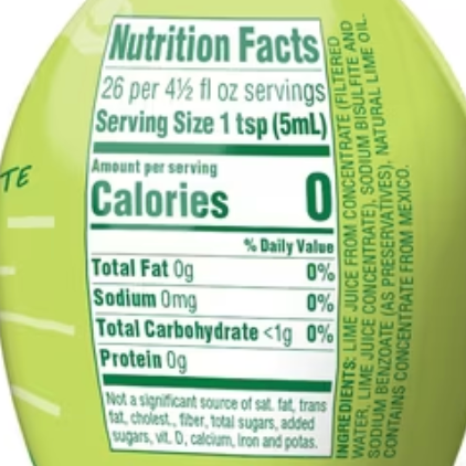Lime Juice, 4.5 fl oz