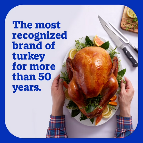 Butterball Frozen Whole Turkey, All Natural, 10 - 16 lbs (Serves 7 - 11)