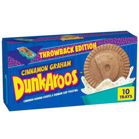 Dunkaroos Cinnamon Graham Cookies and Rainbow Chip Frosting, 10 Ct, 10 oz
