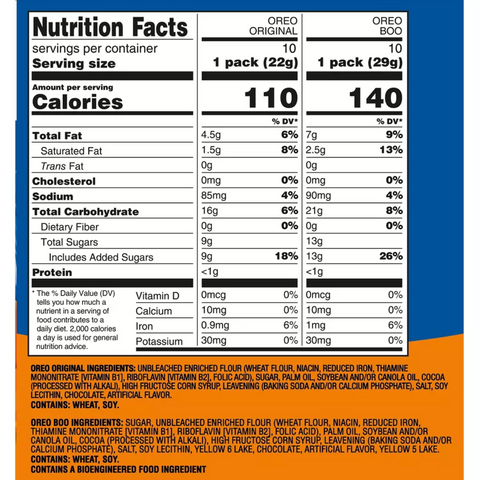 Oreo Fall Treats Trick or Treat Halloween Cookies Snack Variety Pack, 18oz, 20 Count