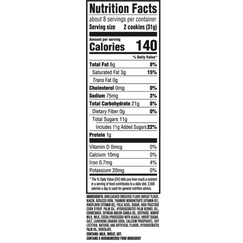 CHIPS AHOY! Chewy Hershey's Cookies 'n' Creme Bar-Inspired Cookies, 9.58 oz