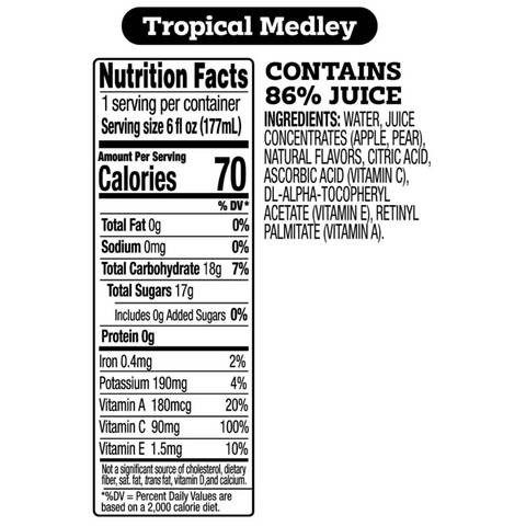 good2grow Tropical Medley Antioxidant Blend Juice (Character Tops May Vary)