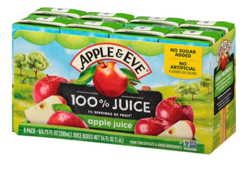Apple & Eve 100% Apple Juice, 6.7 Fl. Oz., 8 Count