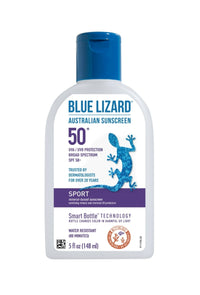 Blue Lizard Sport, SPF 50+, Australian Sunscreen, Sport, 5 Oz