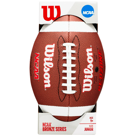 Wilson NCAA Red Zone Composite Football, Junior Size Ages 9-12