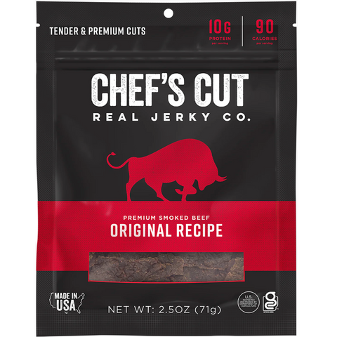 Chef's Cut Real Jerky Co. Original Recipe Smoked Beef, 2.5 oz.