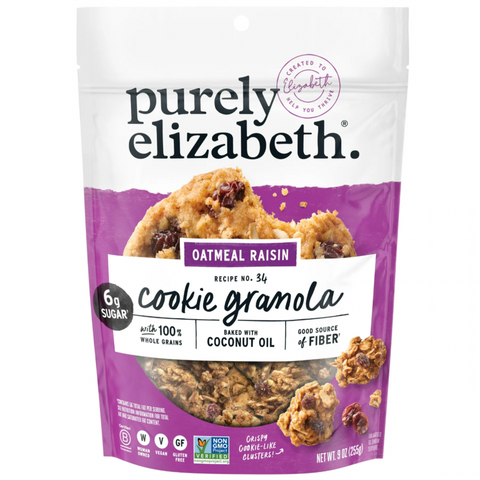 Purely Elizabeth Oatmeal Raisin Cookie Granola, 9 oz