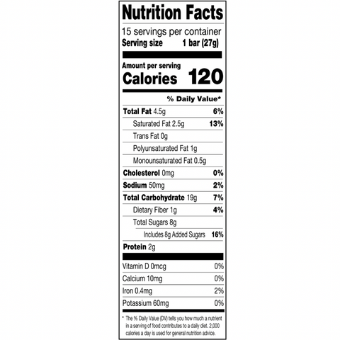 Sunbelt Bakery Chewy Granola Bars, Oats & Honey, 15 Count