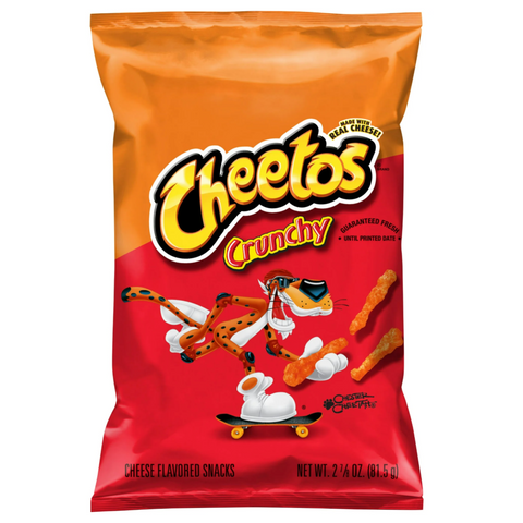 Cheetos Crunchy Cheese Flavored Snacks, 2.87oz
