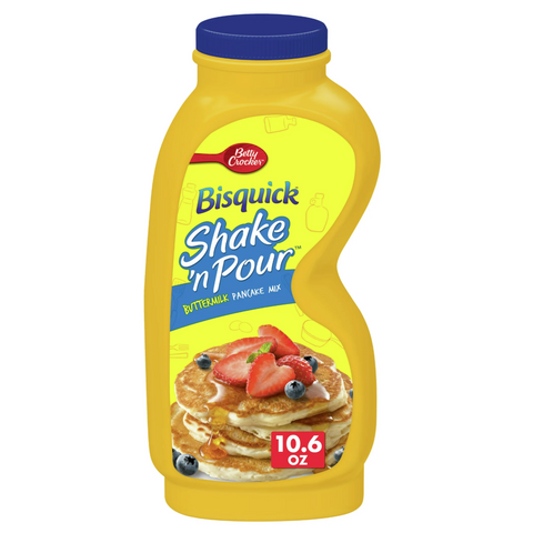 Betty Crocker Bisquick Shake 'n Pour, Buttermilk Pancake Mix, 10.6 oz
