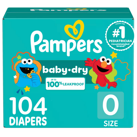 Pampers Baby Dry, Size 0 (Newborn)