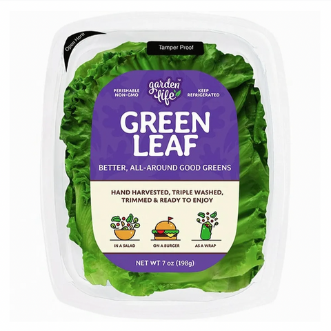 Green Giant Fresh Washed & Trimmed Green Leaf Lettuce, 7 oz