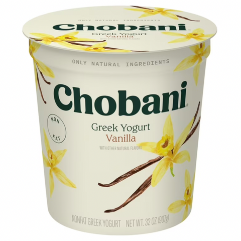 Chobani 0% Vanilla Blended Greek Yogurt, 32 oz.