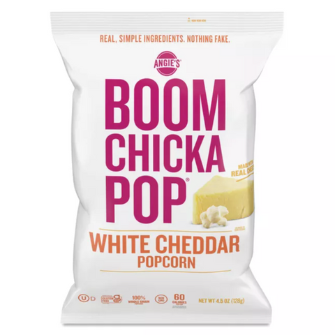 Angie's BOOMCHICKAPOP White Cheddar Popcorn, 4.5 oz
