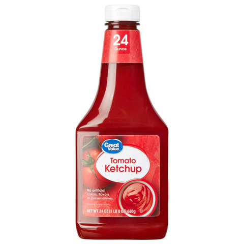 Great Value Tomato Ketchup, 24 oz