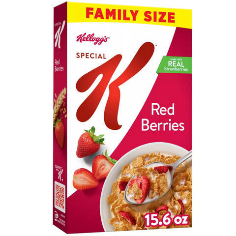 Special K Red Berries Cereal Family Size 15.6 oz