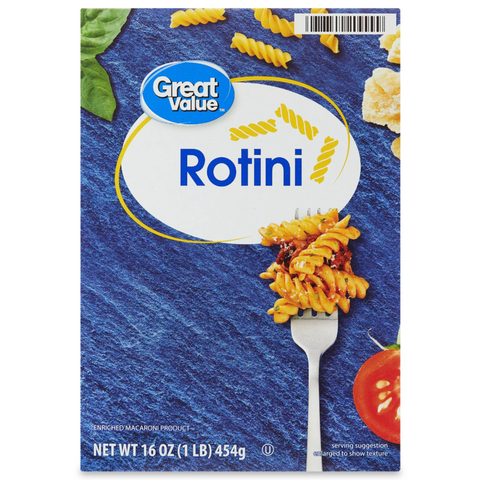 Great Value Rotini Pasta, 16 oz