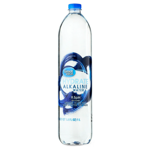 Great Value Hydrate Alkaline Water, 1L