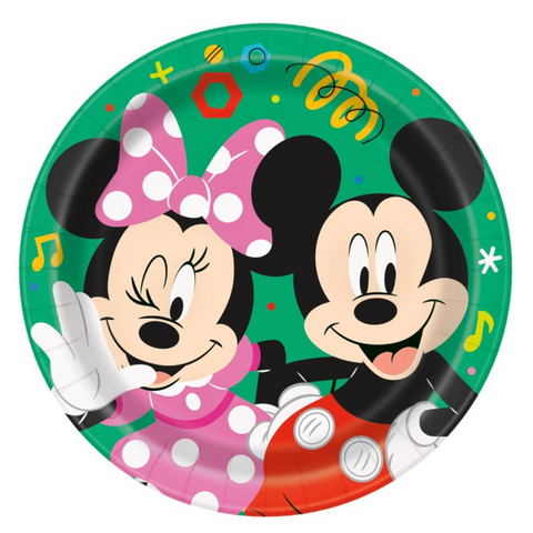 Disney Mickey & Friends Clubhouse Round 7" Dessert Plates, 8 Count