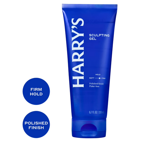 Harry's Men's Sculpting Hair Gel, Firm Hold with Polished Finish, 6.7 fl oz